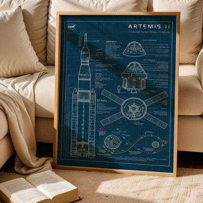 NASA's Artemis II mission Poster