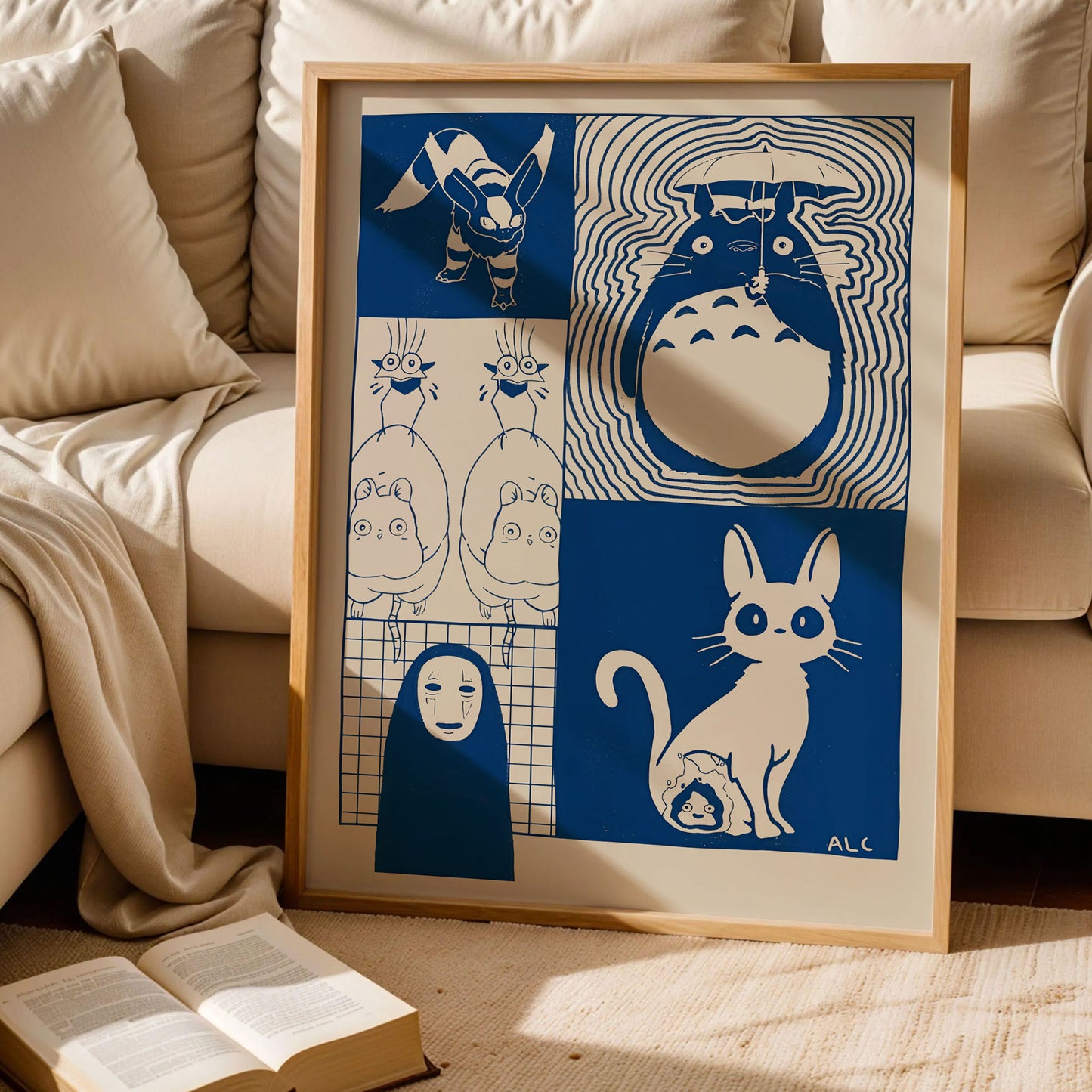 My Neighbor Totoro and Spirited Away Poster