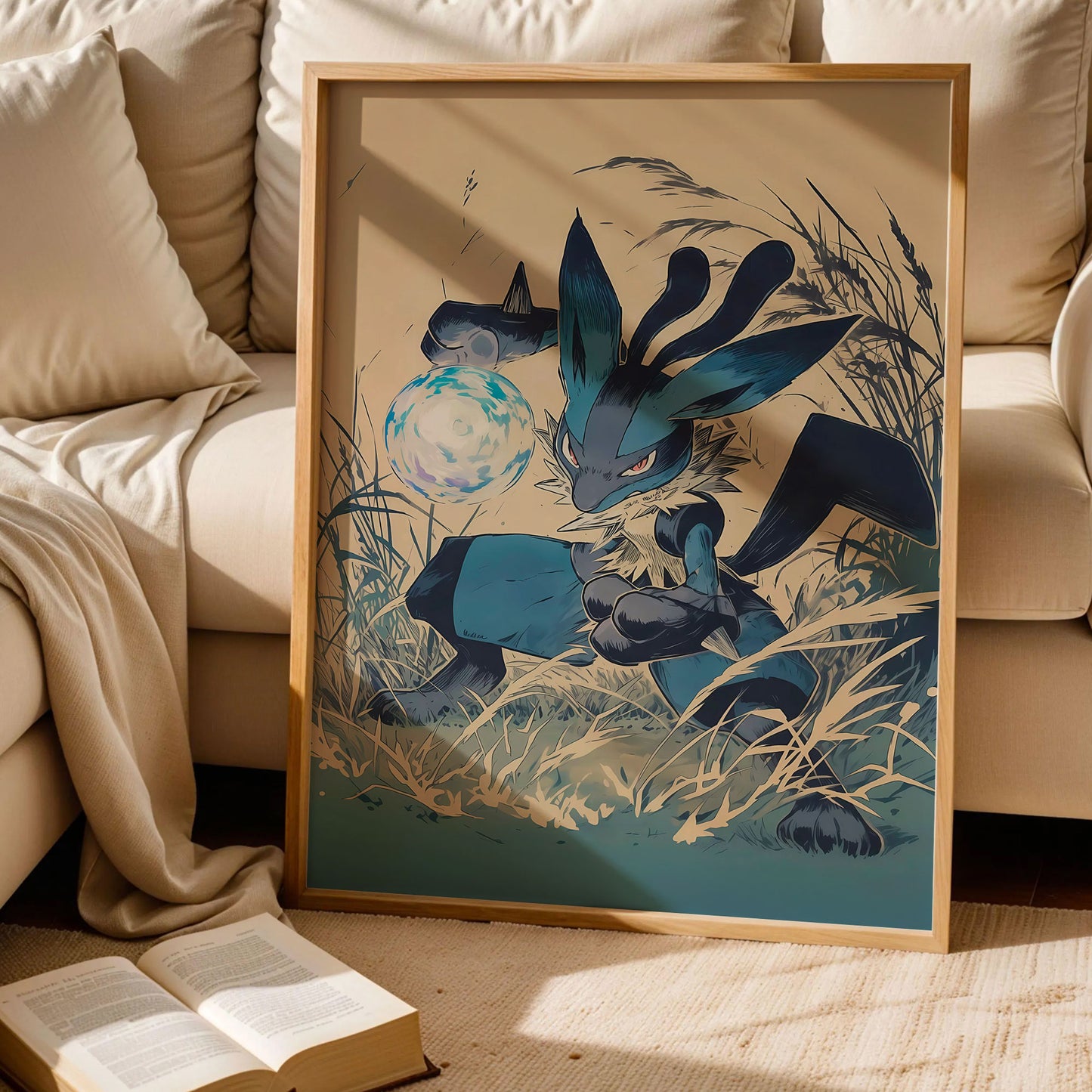 Pokémon Lucario Japanese Poster