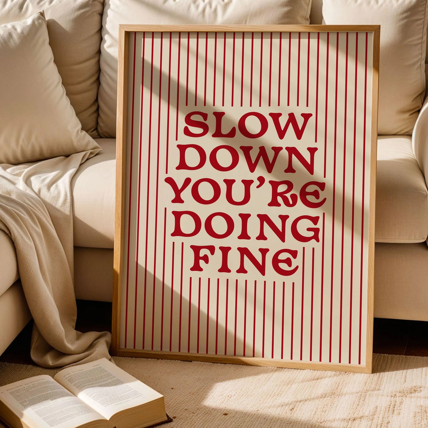 Slow Down You're Doing Fine Noah Kahan Print