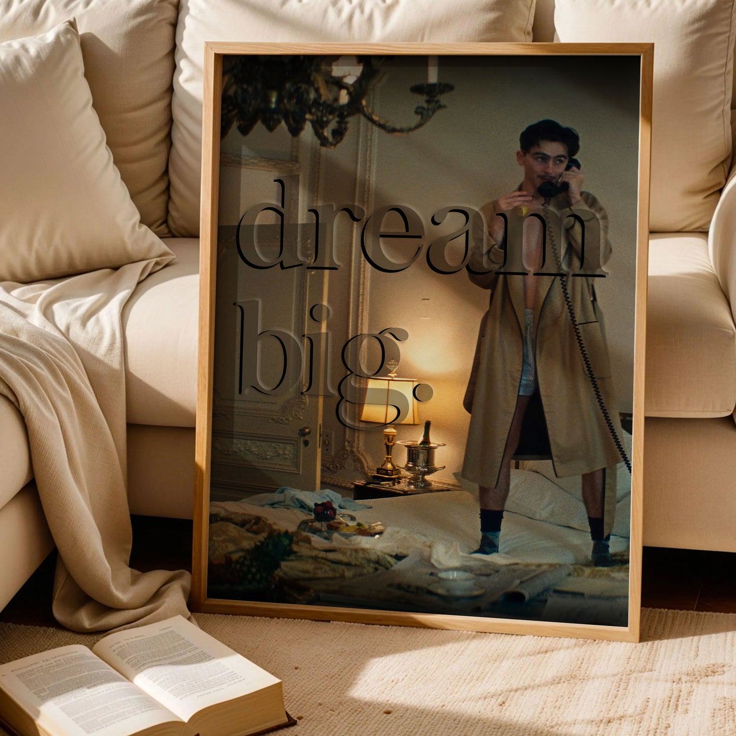 Marty Supreme Dream Big Poster
