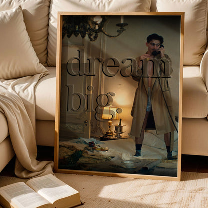 Marty Supreme Dream Big Poster