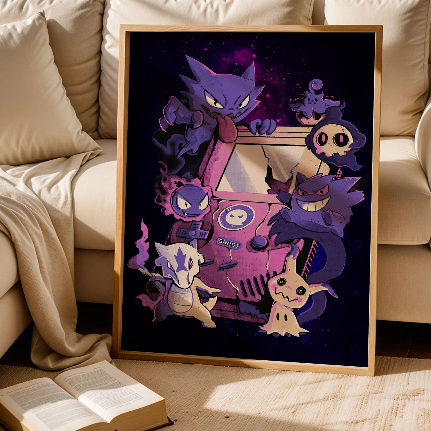 Gengar, Mimikyu, Haunter, Gastly Poster