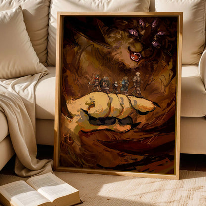 Senshi Dungeon Meshi Art Print