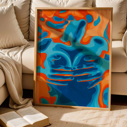 Fire and Ice Adriana Bogdanova Poster
