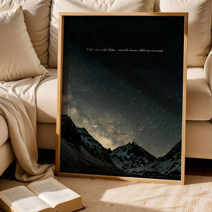 To the Stars Who Listen Velaris Print