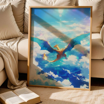 Charizard Pokemon Wall Art