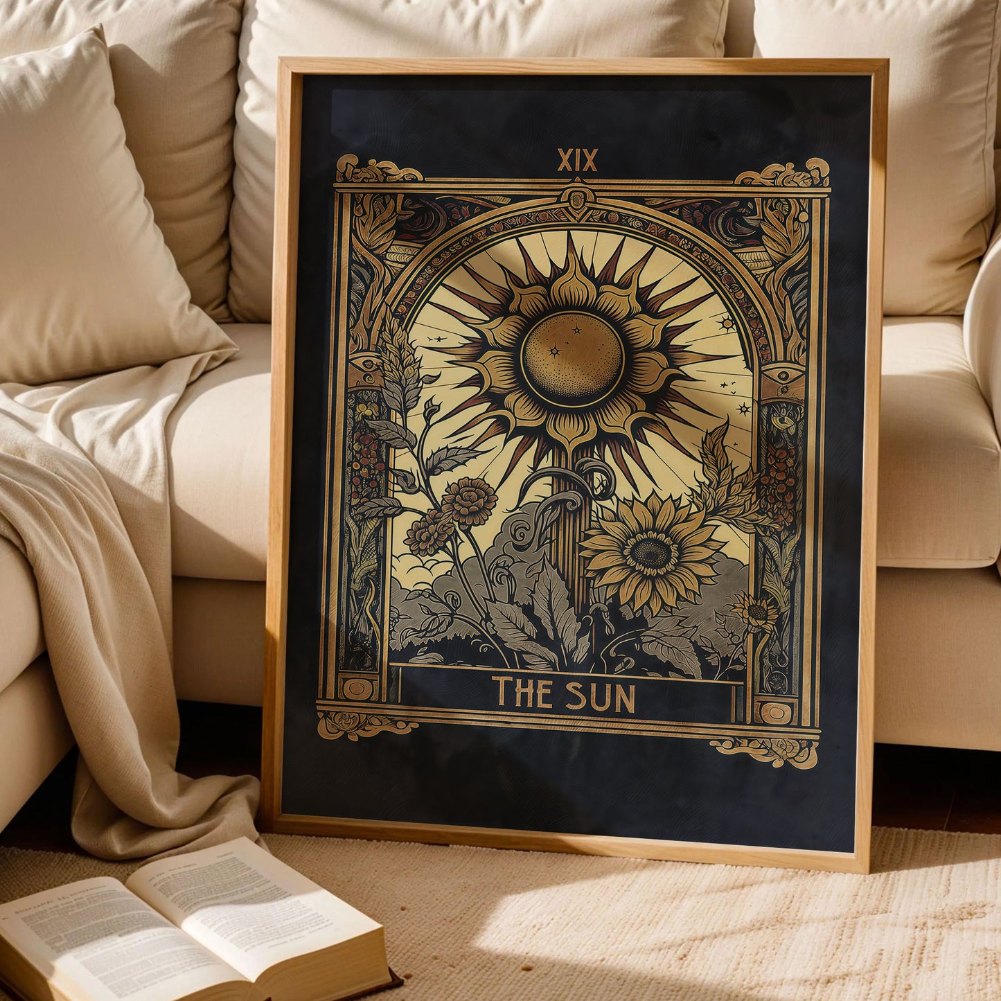 The Sun Tarot Card Wall Art