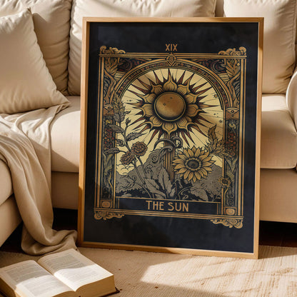 The Sun Tarot Card Wall Art