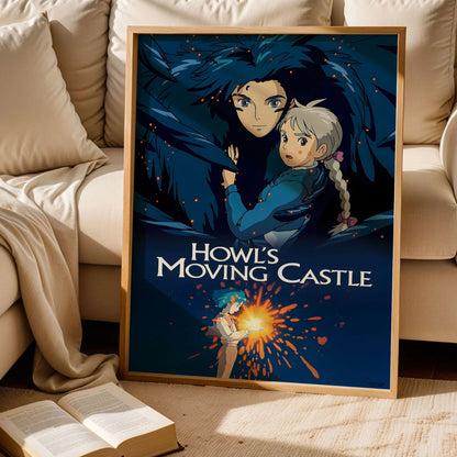 Studio Ghibli film Howl's Moving Castle Poster