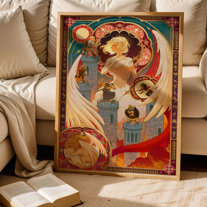 Delicious in Dungeon Gold Foil Art Print