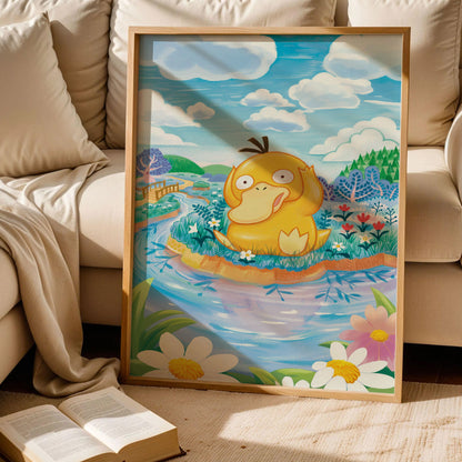 Pokemon Psyduck Print Art