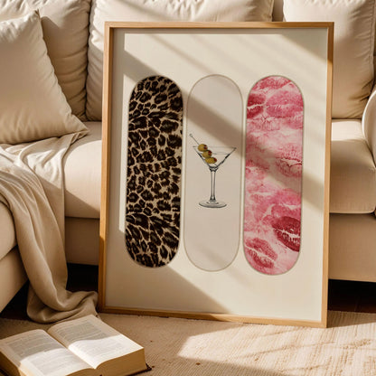 Stockholm Style Skate Decks Print