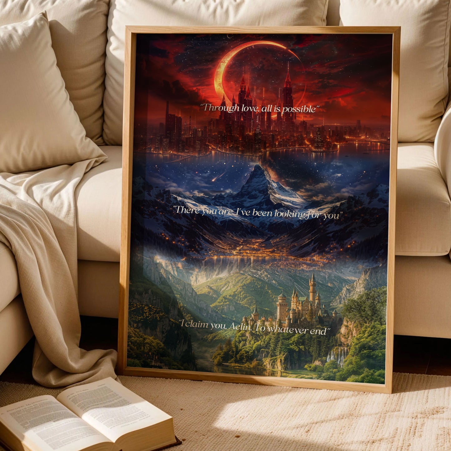 Throne of Glass and Crescent City Poster