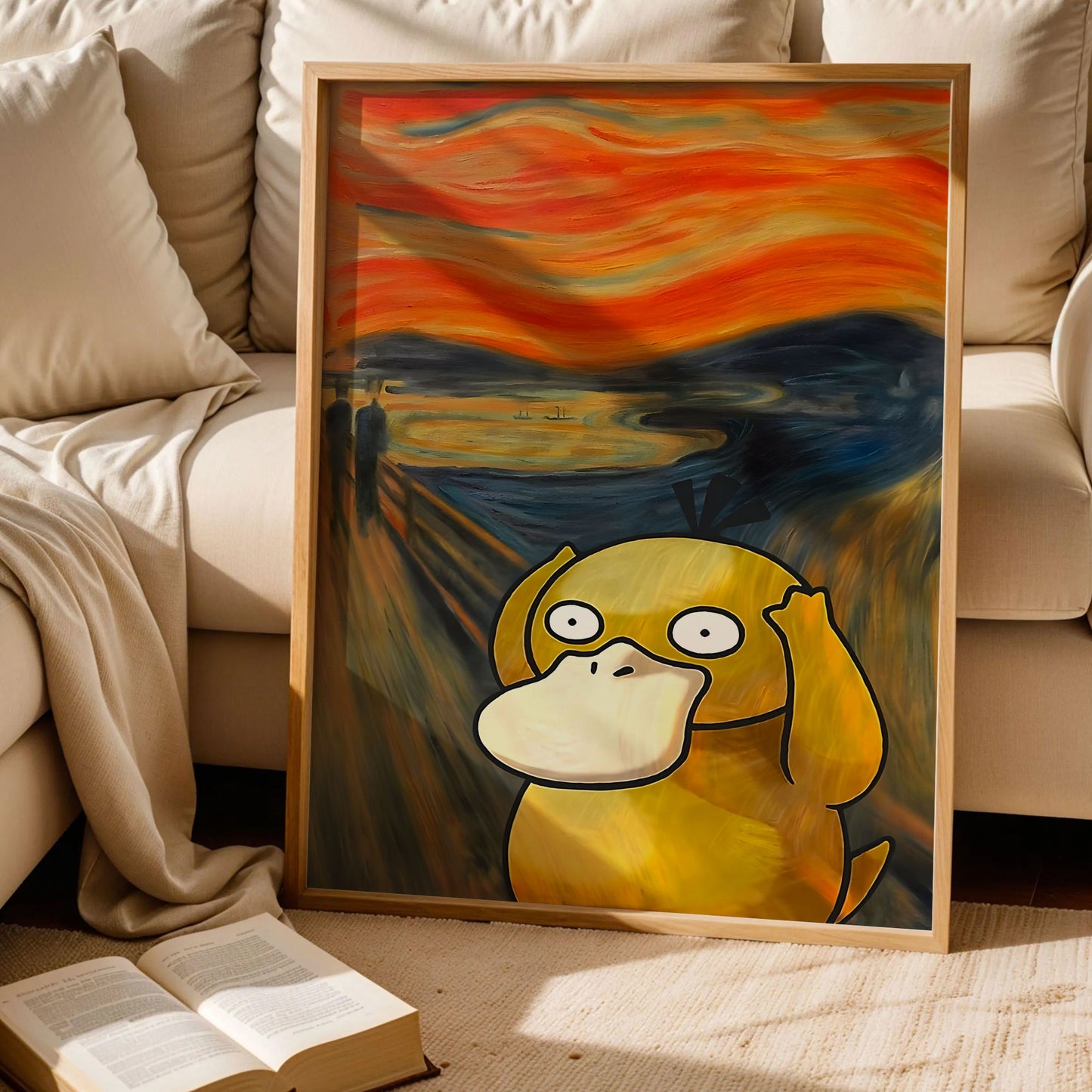 The Scream Psyduck Art