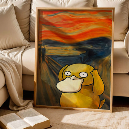 The Scream Psyduck Art
