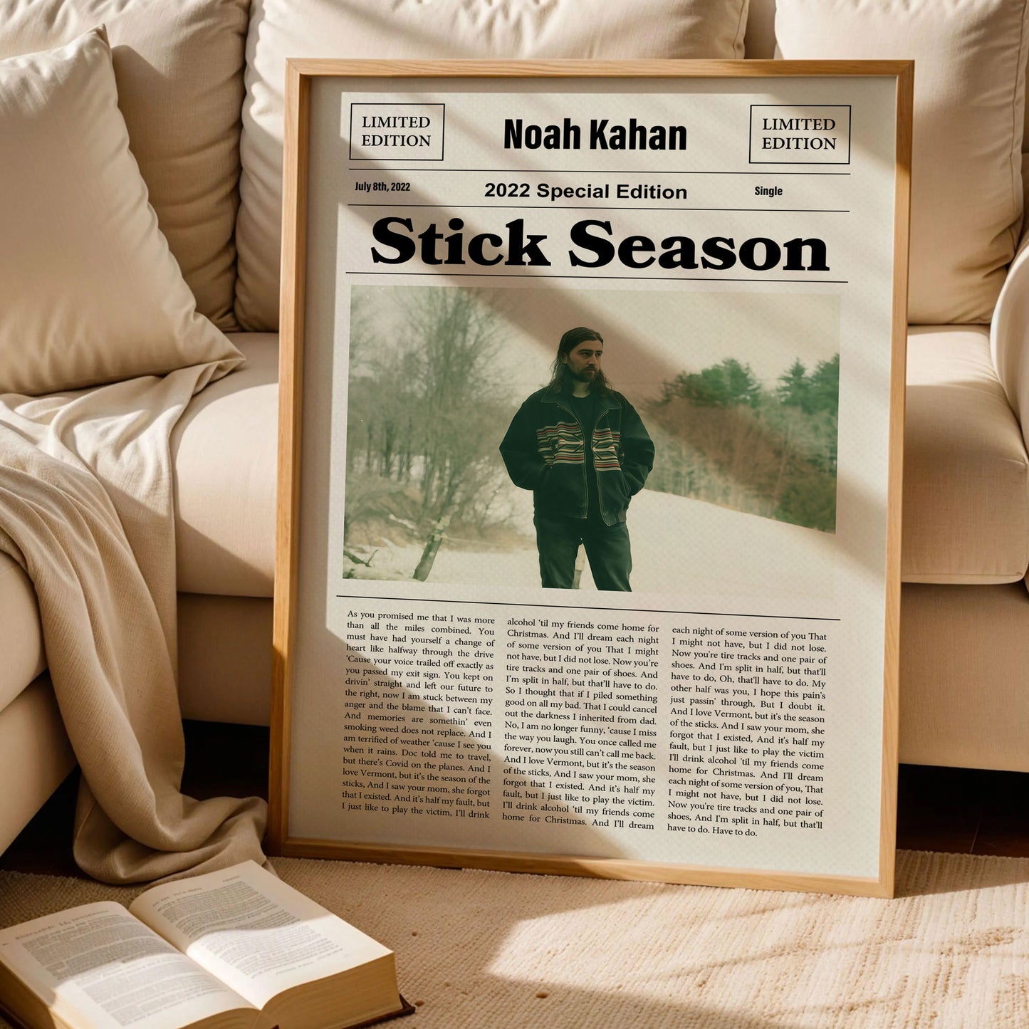Stick Season Noah Kahan Art