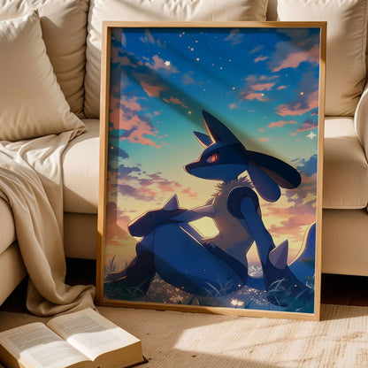 Pokémon Lucario Art Print