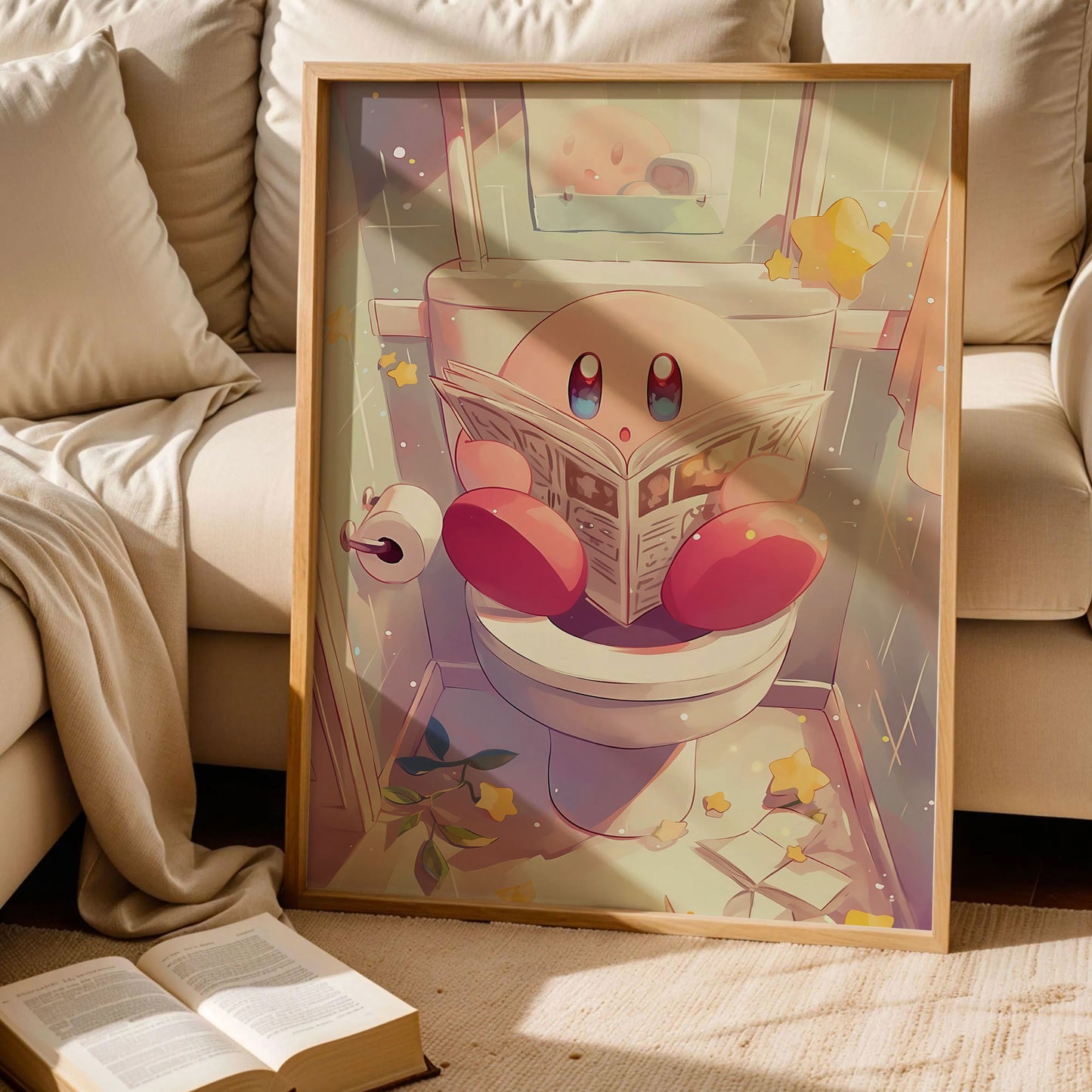 Kirby Toilet Poster