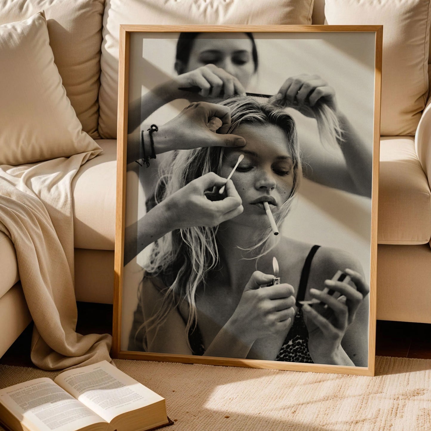 Kate Moss Painting Poster