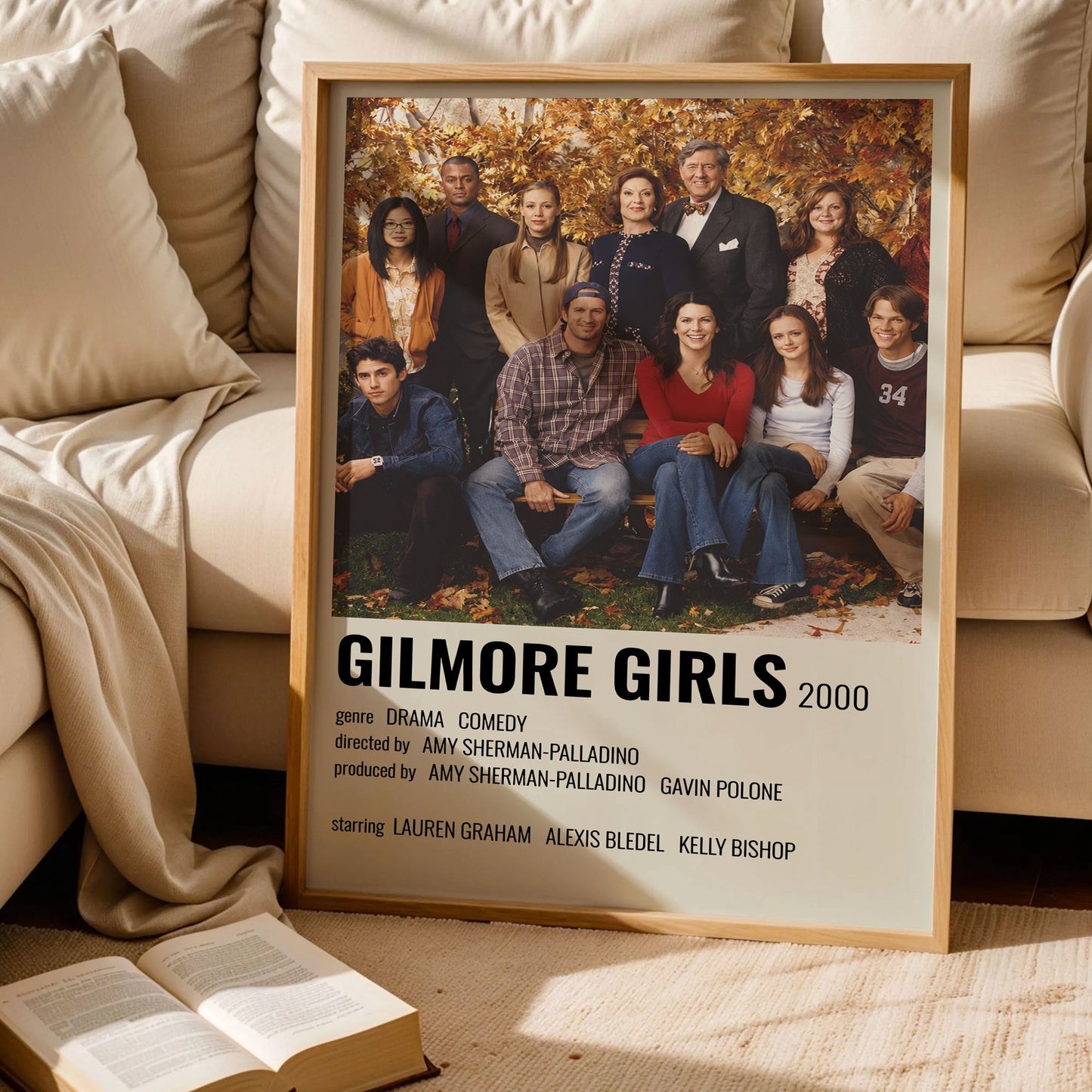 Gilmore Girls Retro TV Show Poster