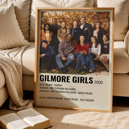Gilmore Girls Retro TV Show Poster