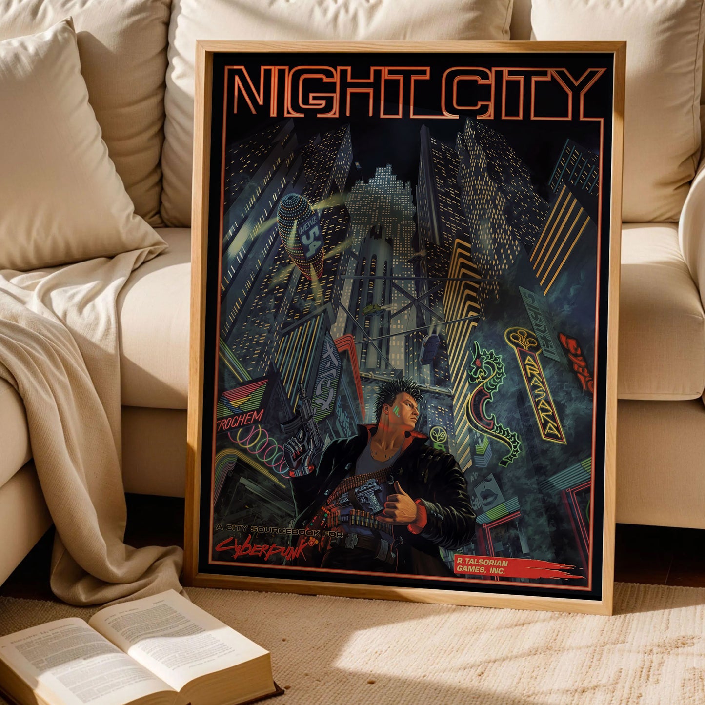 Night City Cyberpunk 2077 Poster