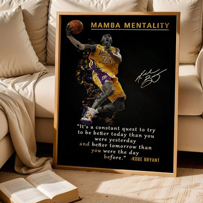 Basketball Poster, Kobe Bryant Art Print