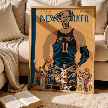 NY Knicks The New Yorker Poster