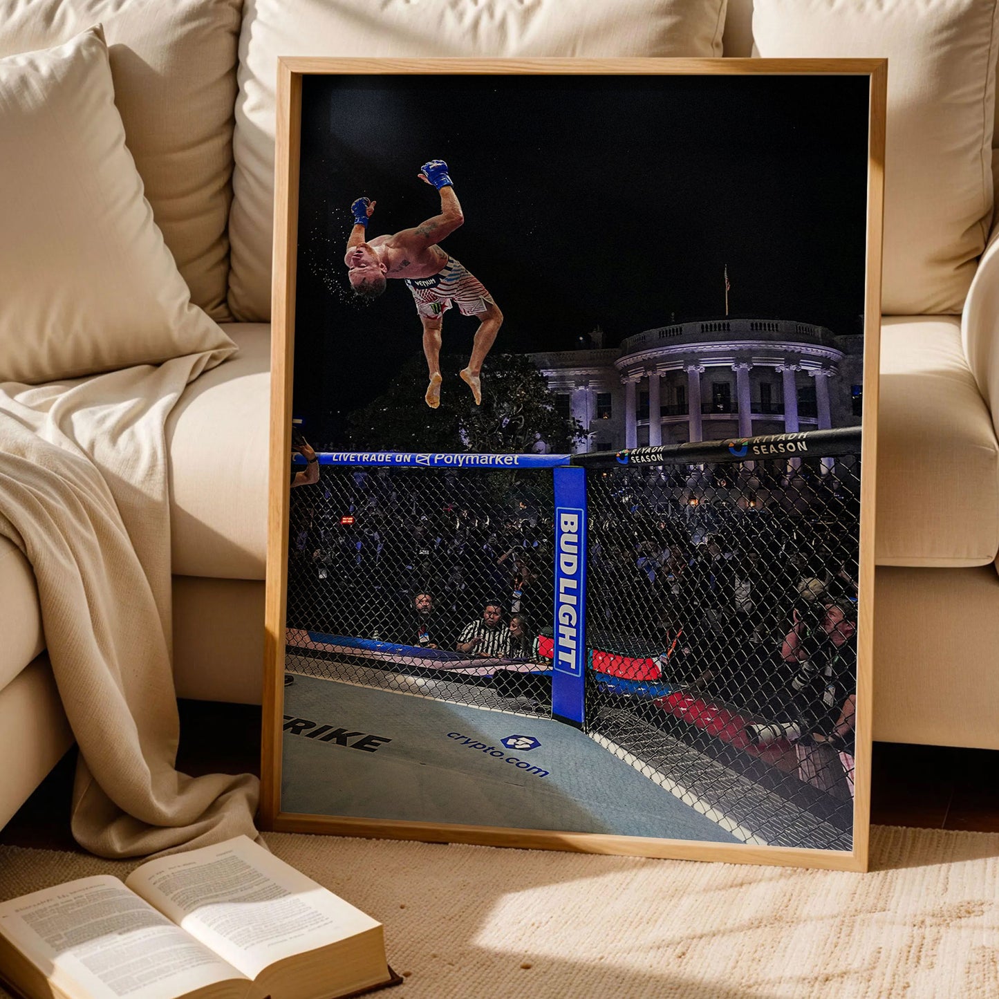 UFC fighter Justin Gaethje Poster