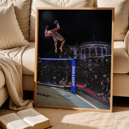 UFC fighter Justin Gaethje Poster