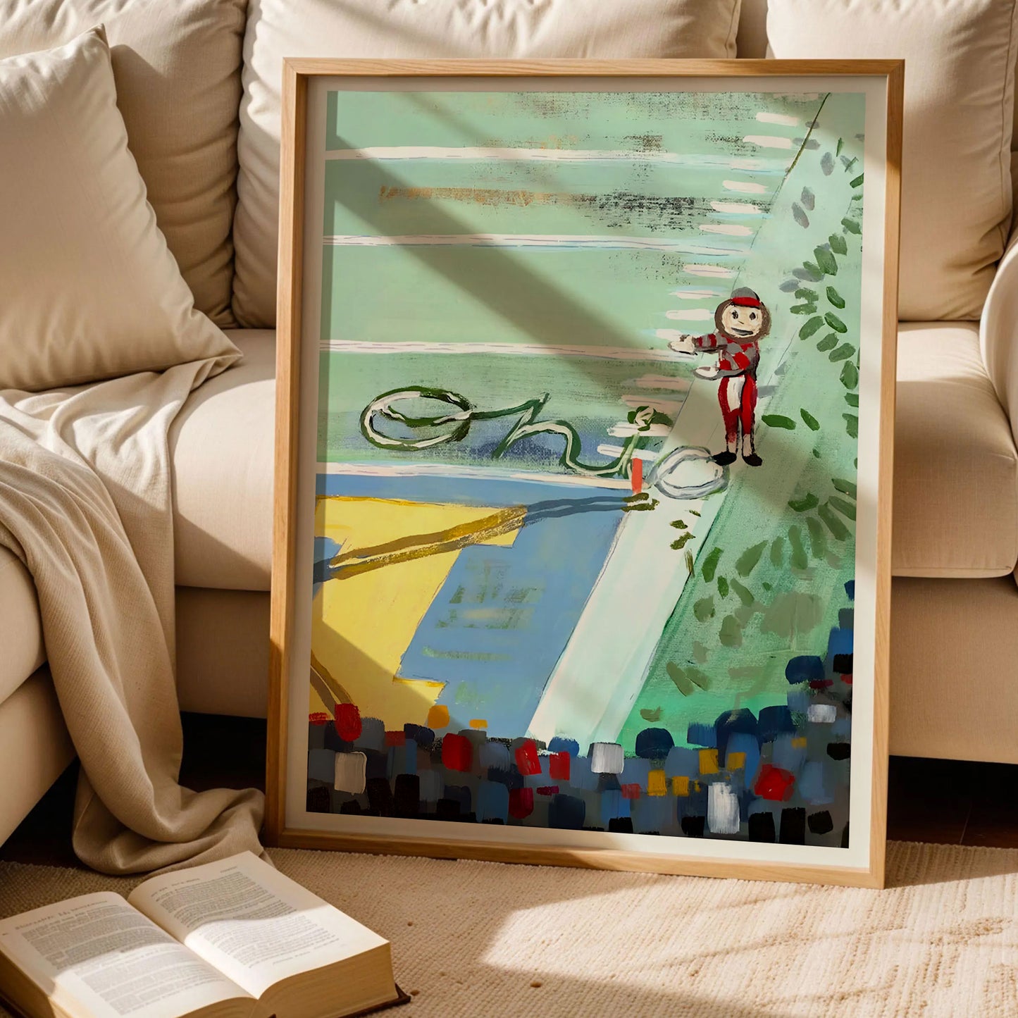 Big House Snow Angel Poster