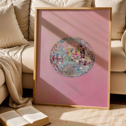 Bright Pastel Pink Girly Poster