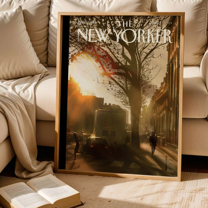 The New Yorker Winter Sun Art Print