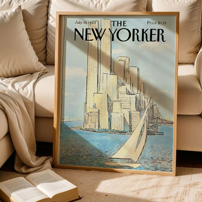 New Yorker Magazine Cover Print Art