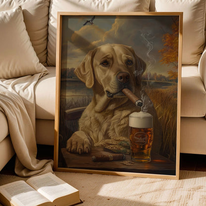 Labrador Retriever Ruff Day Wall Art