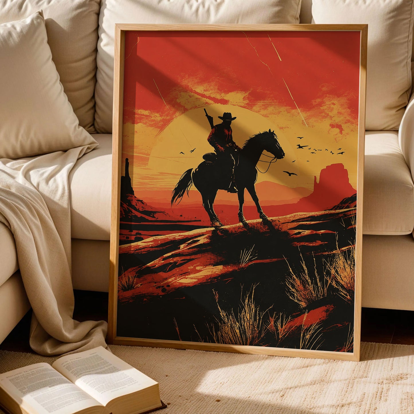 Western Cowboy Poster