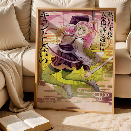 Kimetsu no Yaiba Mitsuri Kanroji Wall Art