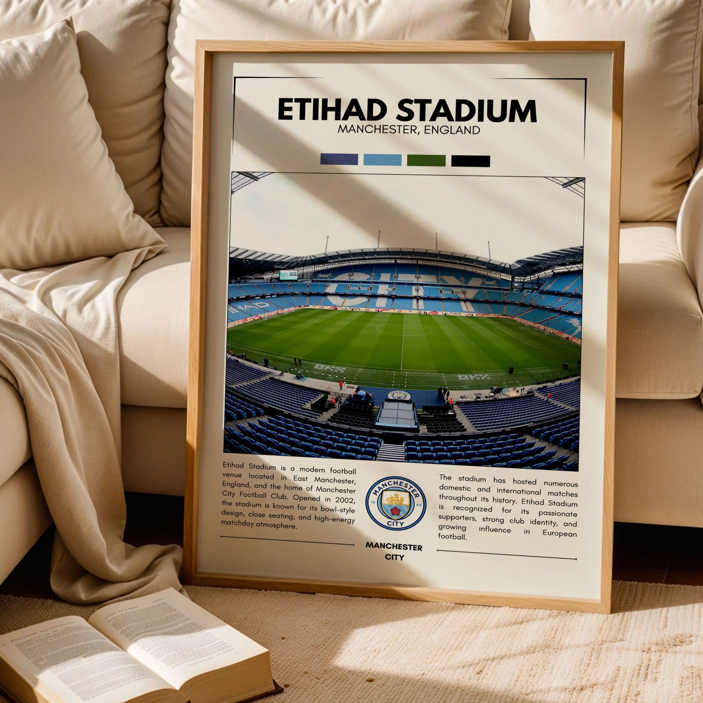Etihad Stadium Football Poster