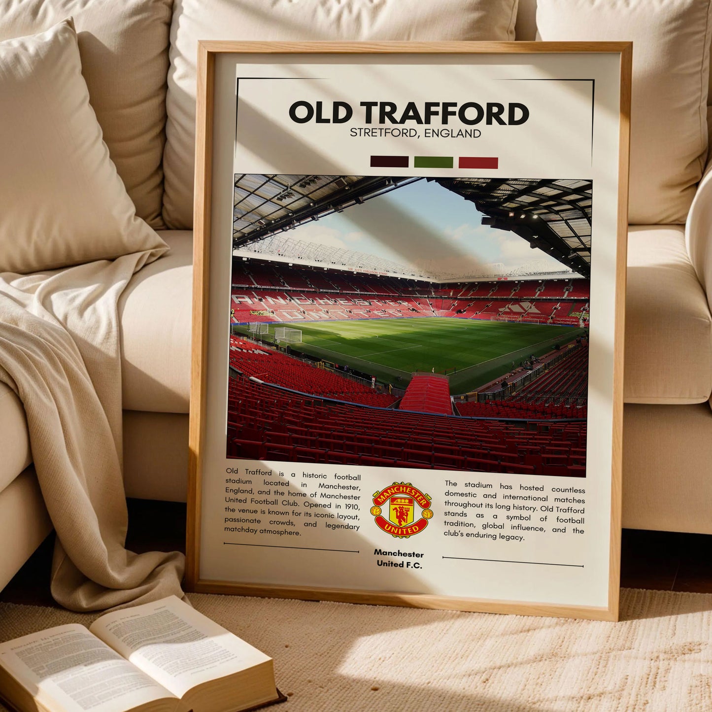 Old Trafford Stadium Poster