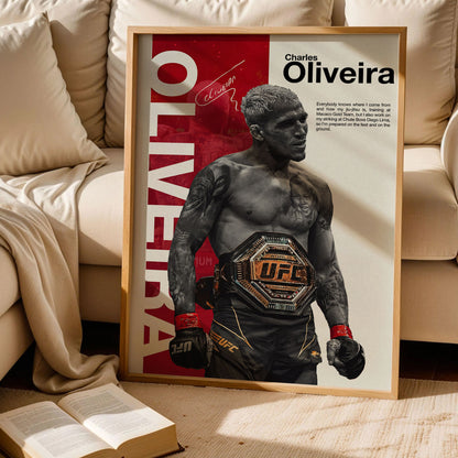 Oliveira UFC Wall Art