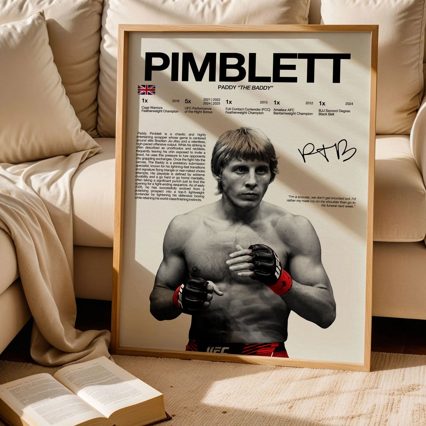 Paddy Pimblett Poster