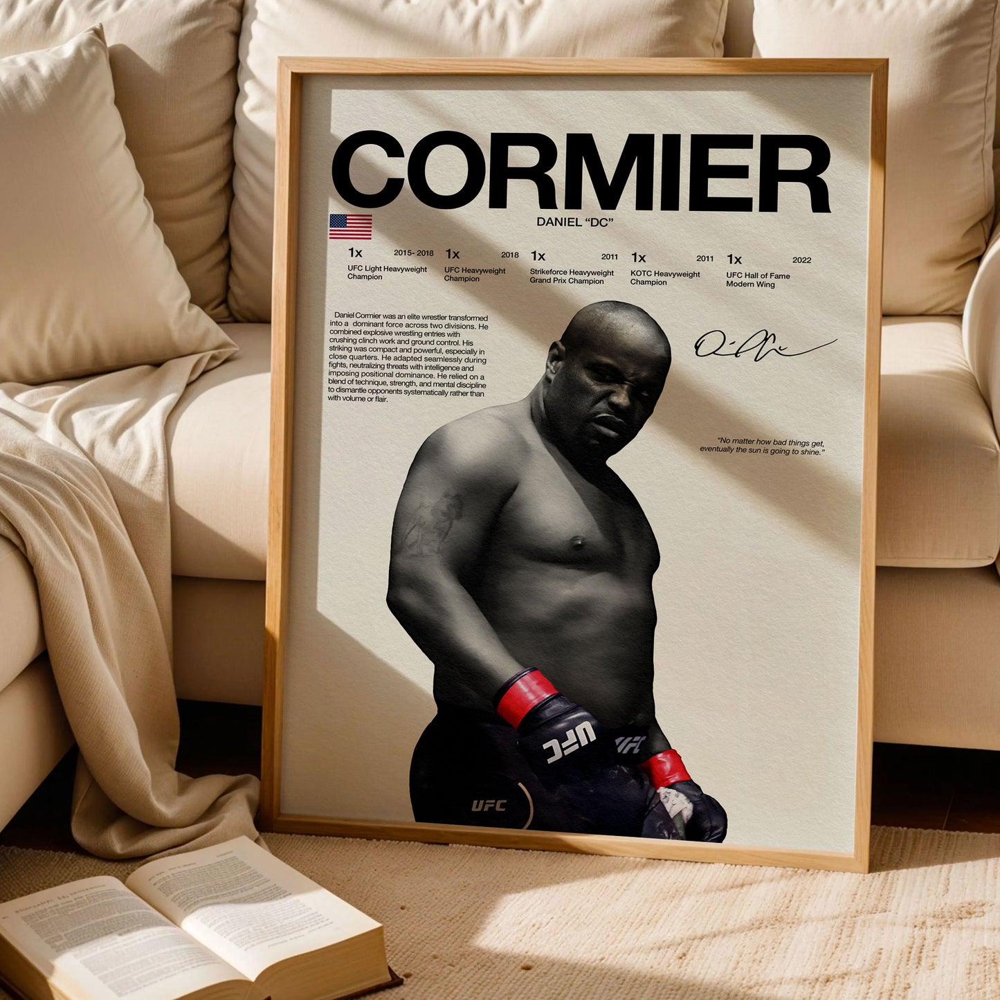 Daniel Cormier Poster