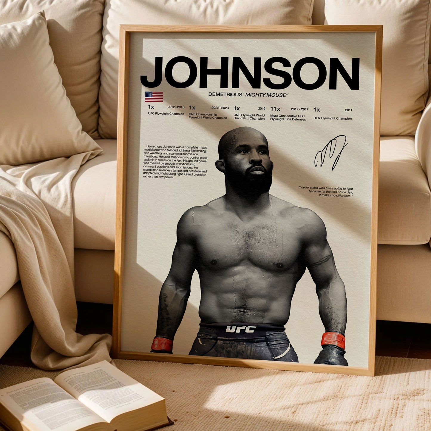 Demetrious Johnson Poster
