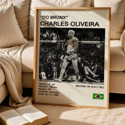 Charles Oliveira UFC Printr Art