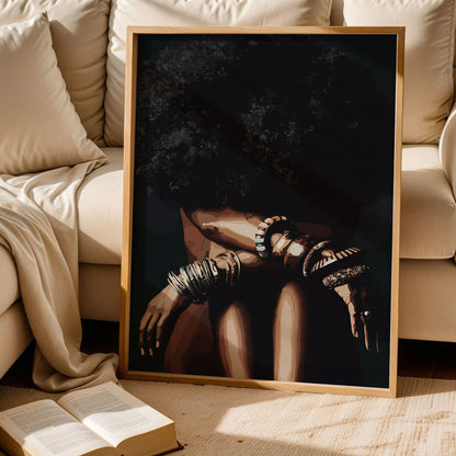 Black Girl Wall Art