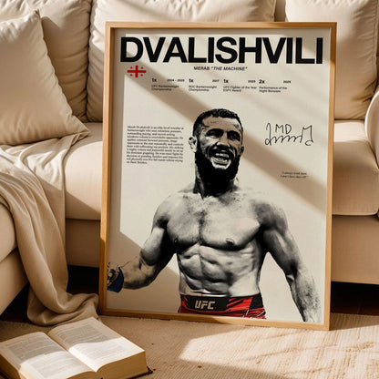 Merab Dvalishvili Poster