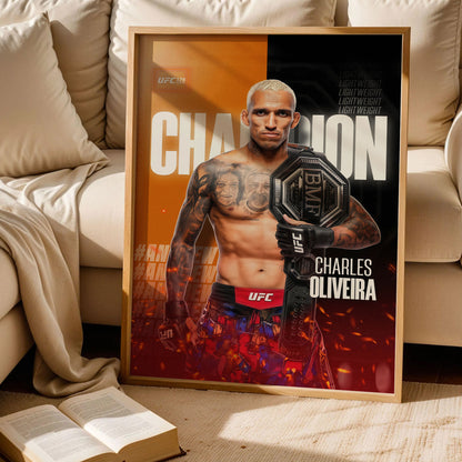 Charles Oliveira UFC Wall Art