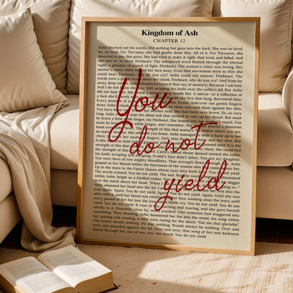 Retro You Do Not Yield Print