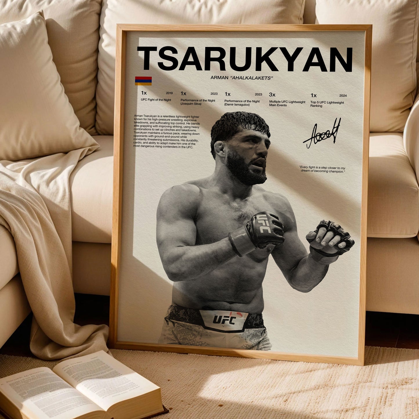Arman Tsarukyan UFC Poster